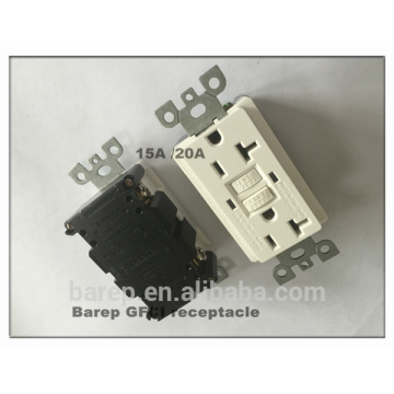 20A UL approved GFCI Grounding Wall receptacle